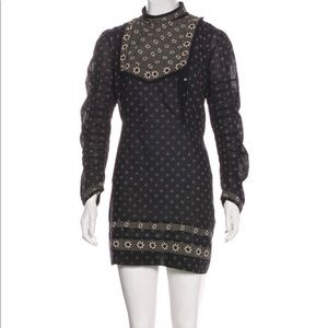 Doen Floral Print Mini Dress